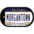 Morgantown West Virginia Novelty Metal Dog Tag Necklace DT-6540 2" x 1" Dog Tag (DT)