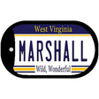 Marshall West Virginia Novelty Metal Dog Tag Necklace DT-6543