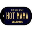 Hot Mama Delaware Novelty Metal Dog Tag Necklace DT-6714