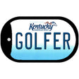 Kentucky Golfer Novelty Metal Dog Tag Necklace DT-6774