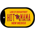 Hot Mama Yellow New Mexico Novelty Metal Dog Tag Necklace DT-8009