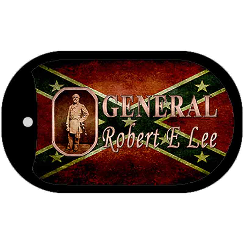 General Robert E Lee Novelty Metal Dog Tag Necklace DT-8105