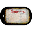 California Rusty Blank Novelty Metal Dog Tag Necklace DT-8121 2" x 1" Dog Tag (DT)
