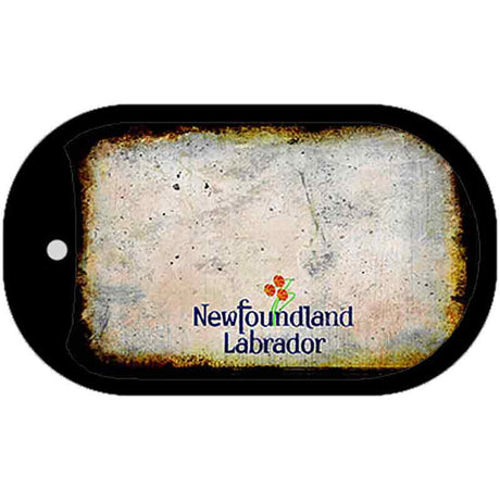 New Foundland Rusty Blank Novelty Metal Dog Tag Necklace DT-8172