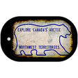 Northwest Territory Rusty Blank Novelty Metal Dog Tag Necklace DT-8180 2" x 1" Dog Tag (DT)