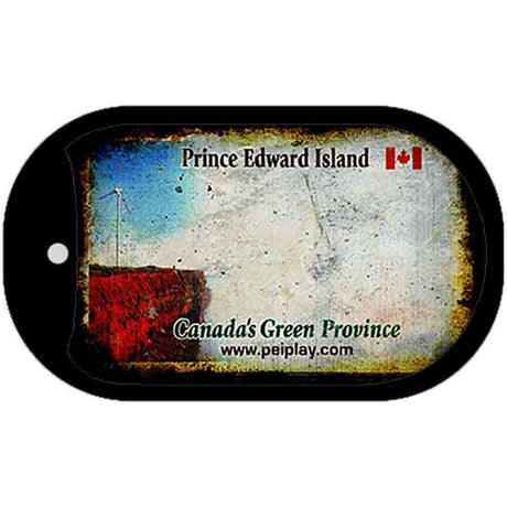 Prince Edward Rusty Blank Novelty Metal Dog Tag Necklace DT-8183