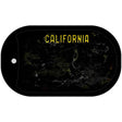 California Black Rusty Blank Novelty Metal Dog Tag Necklace DT-8191 2" x 1" Dog Tag (DT)