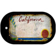 California Rusty Blank Novelty Metal Dog Tag Necklace DT-8198 2" x 1" Dog Tag (DT)
