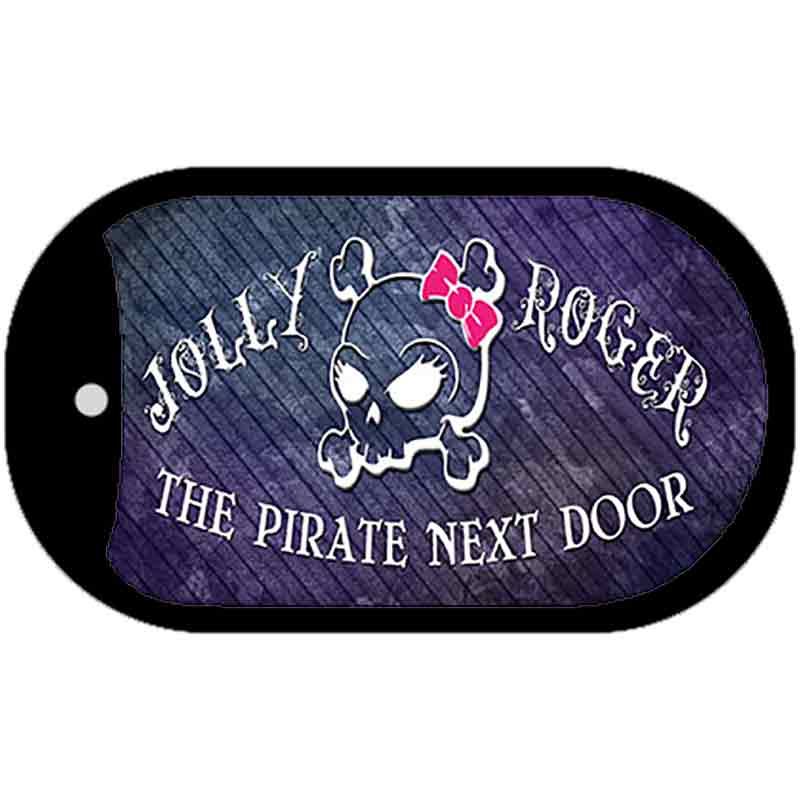 The Pirate Next Door Novelty Metal Dog Tag Kit 2" x 1" Dog Tag (DT)