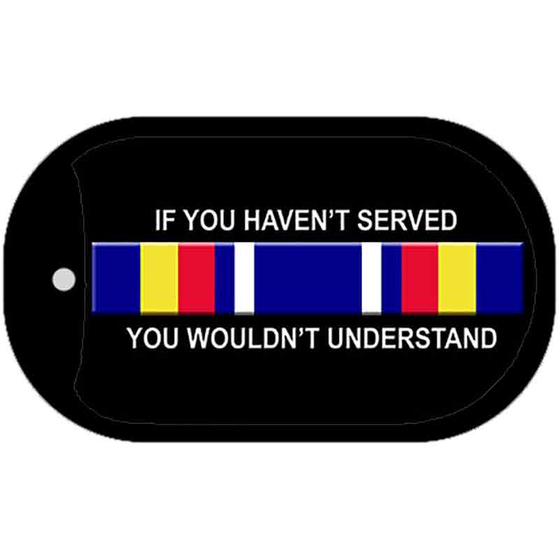 War On Terrorism Service Ribbon Novelty Metal Dog Tag Necklace DT-8242 2" x 1" Dog Tag (DT)