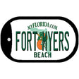Fort Myers Beach Florida Novelty Metal Dog Tag Necklace DT-8270 2" x 1" Dog Tag (DT)