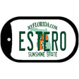 Estero Florida Novelty Metal Dog Tag Necklace DT-8271 2" x 1" Dog Tag (DT)