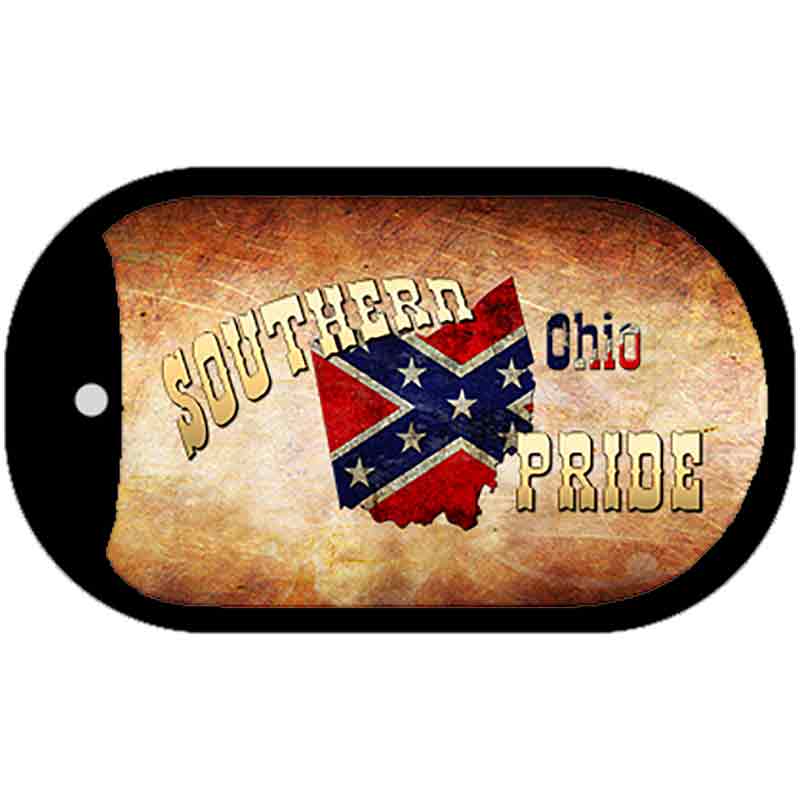 Southern Pride Ohio Novelty Metal Dog Tag Necklace DT-8343