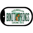 Bonita Springs Florida Novelty Metal Dog Tag Necklace DT-8400 2" x 1" Dog Tag (DT)