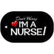 Im A Nurse Novelty Metal Dog Tag Necklace DT-8401