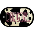 Cowgirl Cow Novelty Metal Dog Tag Necklace DT-8552