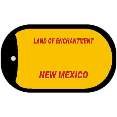 New Mexico State Blank Novelty Metal Dog Tag Necklace DT-8579