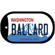 Ballard Washington Novelty Metal Dog Tag Necklace DT-8663