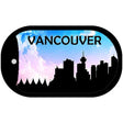 Vancouver Silhouette Novelty Metal Dog Tag Necklace DT-8732