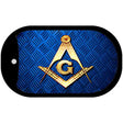 Freemasonry Novelty Metal Dog Tag Necklace DT-8772 2" x 1" Dog Tag (DT)