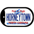 Horneytown North Carolina Novelty Metal Dog Tag Necklace DT-8784 2" x 1" Dog Tag (DT)