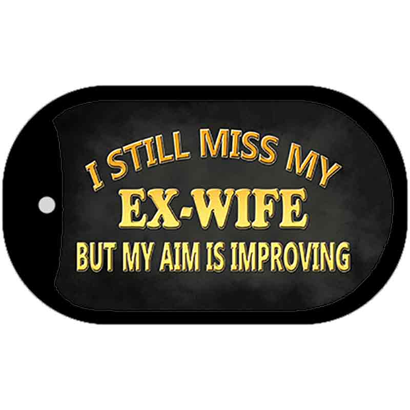 Ex Wife Novelty Metal Dog Tag Necklace DT-8787