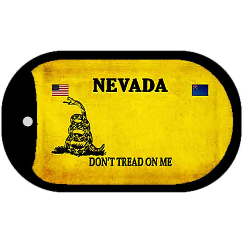Nevada Do Not Tread Novelty Metal Dog Tag Necklace DT-8860