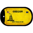 Oregon Do Not Tread Novelty Metal Dog Tag Necklace DT-8869 2" x 1" Dog Tag (DT)