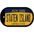 Staten Island New York Novelty Metal Dog Tag Necklace DT-8947 2" x 1" Dog Tag (DT)
