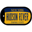 Hudson River New York Novelty Metal Dog Tag Necklace DT-8952 2" x 1" Dog Tag (DT)
