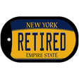 Retired New York Novelty Metal Dog Tag Necklace DT-8992 2" x 1" Dog Tag (DT)