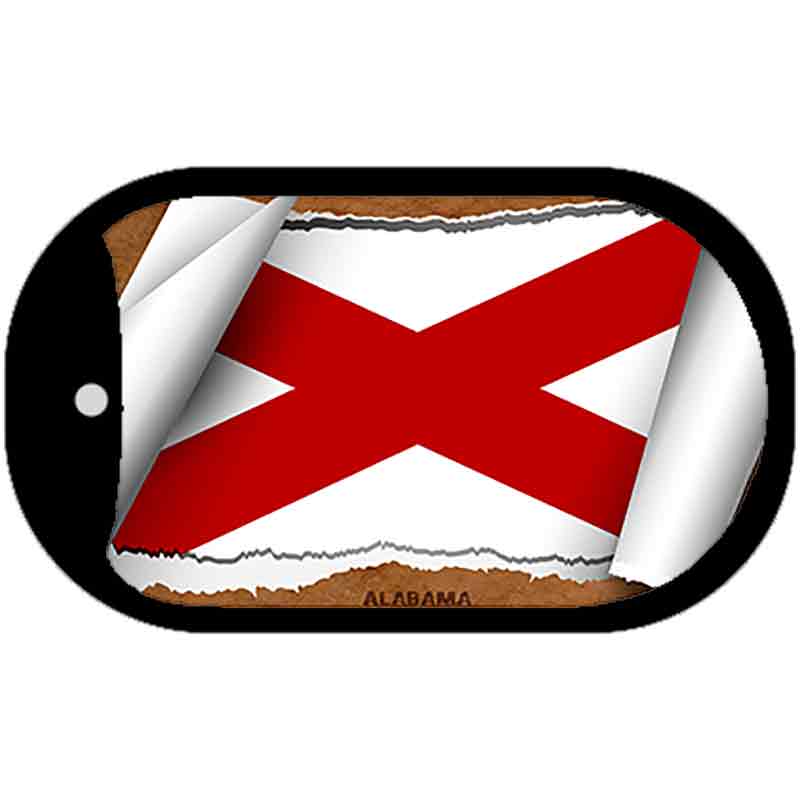 Portachiavi Souvenir Alabama – Targa In Alluminio Ultra Sottile Rettangolare 6,3 X 3,2 Cm, Leggero, Da Collezione - 4