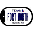 Fort Worth Texas Novelty Metal Dog Tag Necklace DT-9371 2" x 1" Dog Tag (DT)