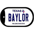 Baylor Texas Novelty Metal Dog Tag Necklace DT-9380 2" x 1" Dog Tag (DT)