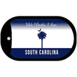 South Carolina State Blank Novelty Metal Dog Tag Necklace DT-9491