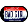 Bad Girl Idaho Novelty Metal Dog Tag Necklace DT-9877