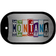 Montana License Plate Art Novelty Metal Dog Tag Necklace
