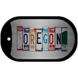 Oregon License Plate Art Novelty Metal Dog Tag Necklace 2" x 1" Dog Tag (DT)