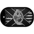 Florida Carbon Fiber Brushed Aluminum Novelty Metal Dog Tag Necklace DTC-1101 2" x 1" Dog Tag (DT)
