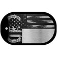 North Carolina Carbon Fiber Brushed Aluminum Novelty Metal Dog Tag Necklace DTC-1125 2" x 1" Dog Tag (DT)