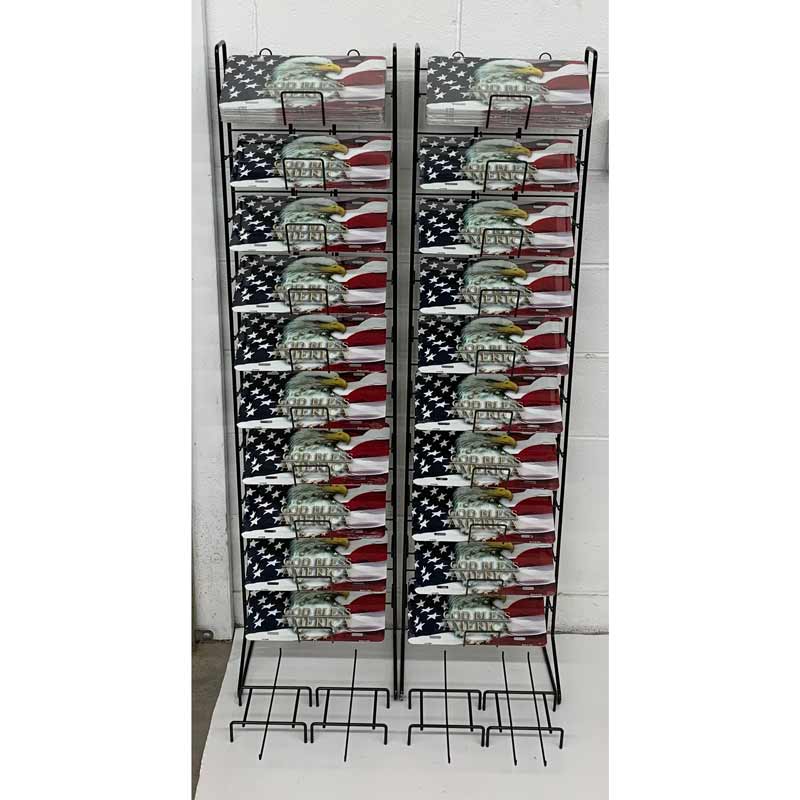 20 Pocket Floor Display Rack