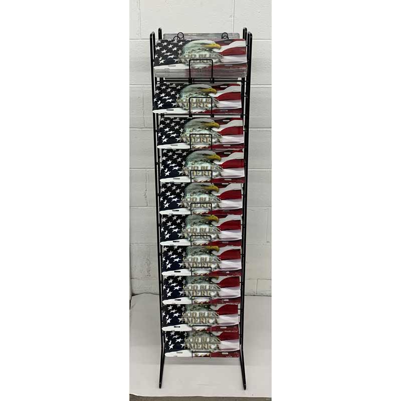 20 Pocket Floor Display Rack