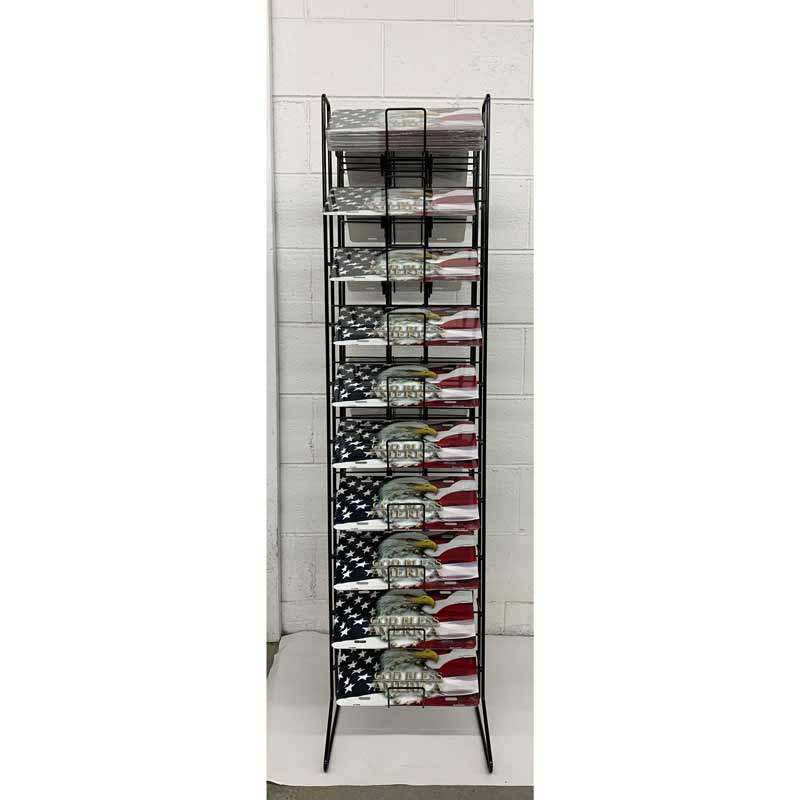 20 Pocket Floor Display Rack