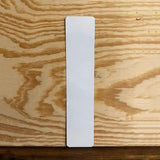 White Dye Sublimation European 20.5" x 4.5" (No Holes) License Plate Tag EP-000