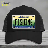 Fishing Alabama Novelty License Plate Hat Mesh / Black