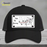 Take The Journey Novelty License Plate Hat Mesh / Black