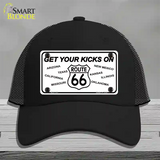 Get Your Kicks On 66 Novelty License Plate Hat Mesh / Black