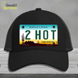 2 Hot Arizona Novelty License Plate Hat Mesh / Black
