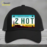 2 Hot Arizona Novelty License Plate Hat Mesh / Black
