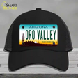 Oro Valley Arizona Novelty License Plate Hat Mesh / Black